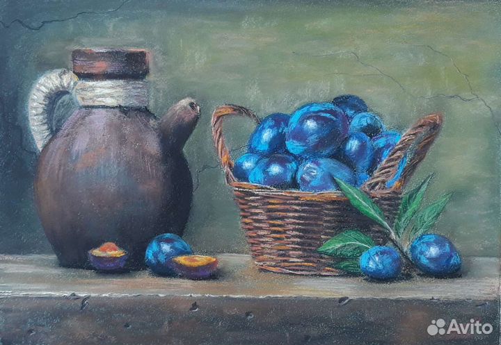 Картина пастелью 