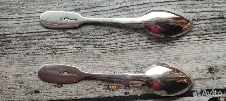 Ложки серебряные мастера 