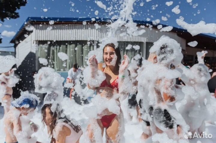 Пенная вечеринка химическое научное азот крио шоу