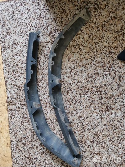 Губа на передний бампер Авенсис 2 рестайлинг т 250