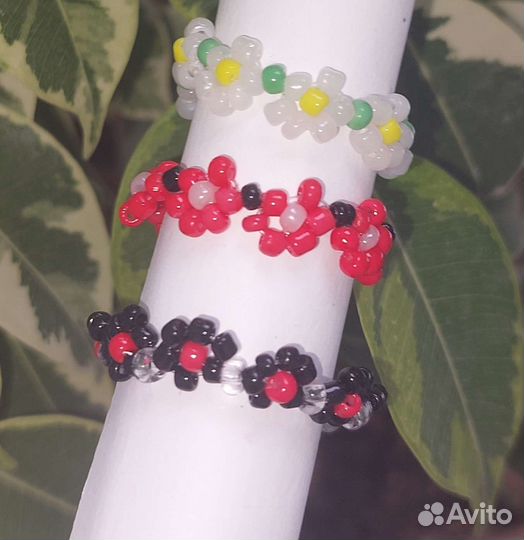 Кольцо из бисера 