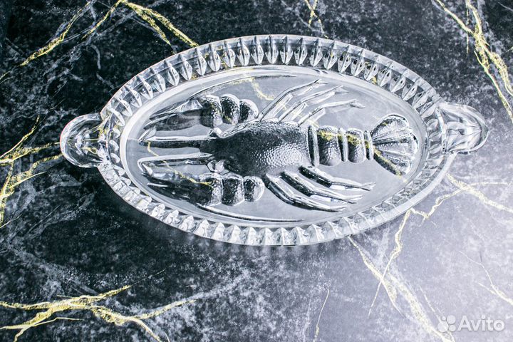 Поднос Рыбница хрустальная