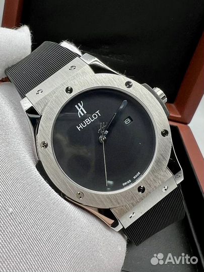 Наручные часы механические Hublot стальной мужские