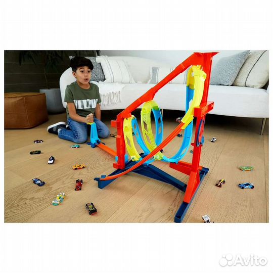 Hot Wheels Конструктор Трасс Автотрек Спираль
