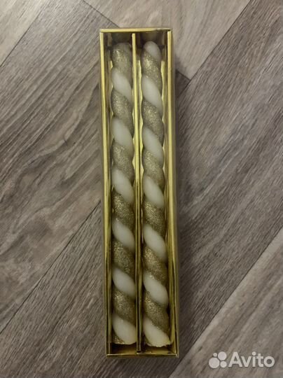 Набор из 2 свечей 30 см