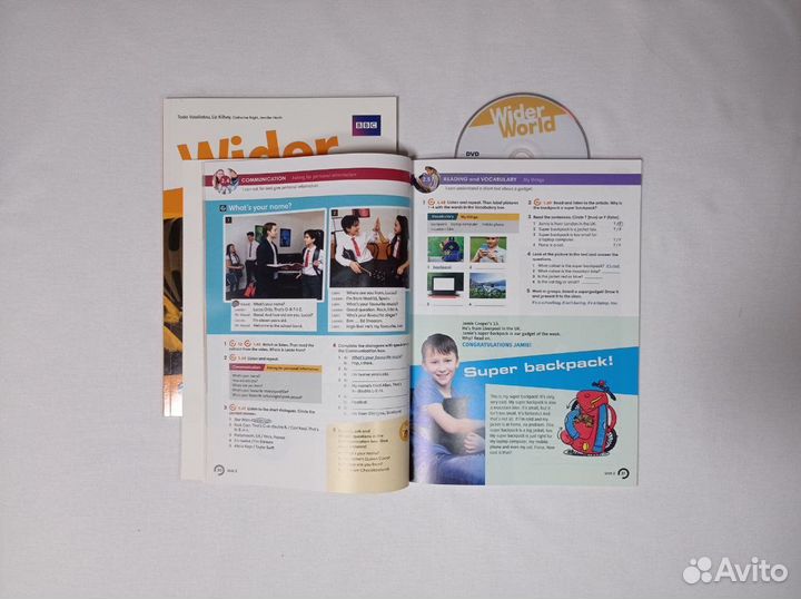 Wider world starter / комплект (SB,WB,CD) новый