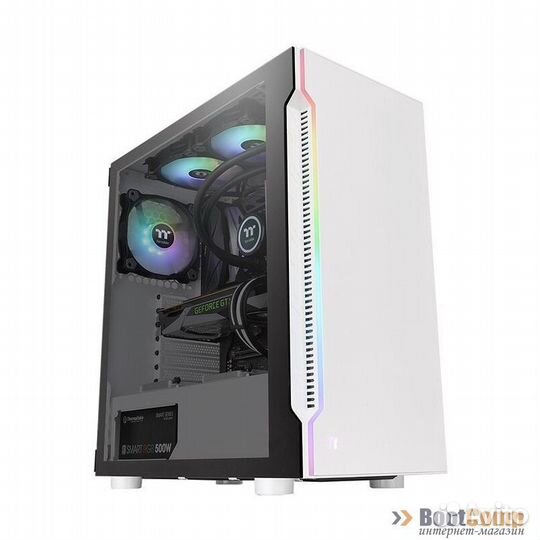 Корпус Thermaltake Versa H200 TG Snow RGB CA-1M3-0