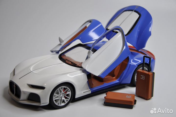 Модель автомобиля Bugatti Atlantic металл