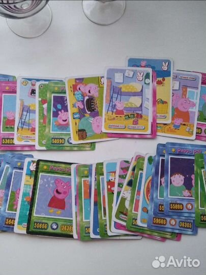 Коллекционные карточки Свинка Пеппа