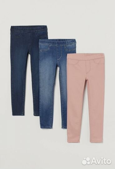 Джеггинсы новые H&M, р.104