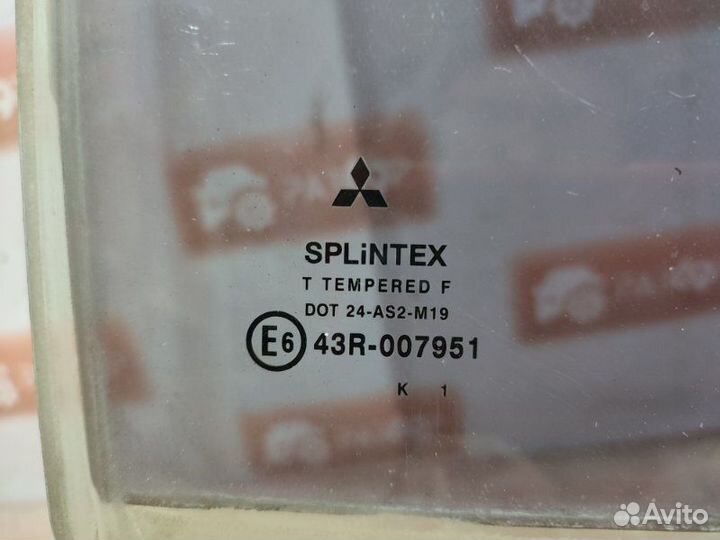 Стекло двери заднее правое Mitsubishi Pajero Pinin