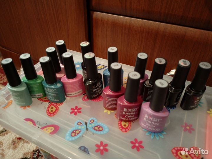 Гель лаки для маникюра набор бу
