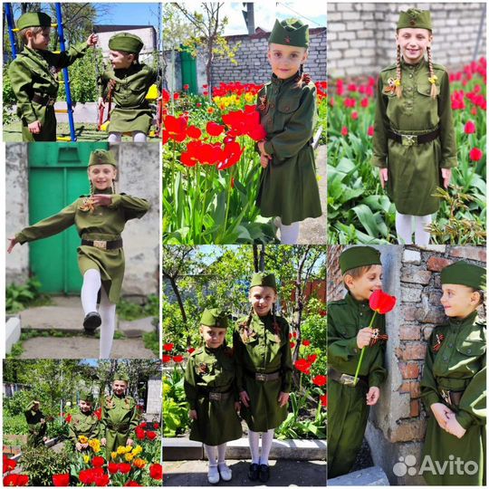 Детский костюм на 9 мая