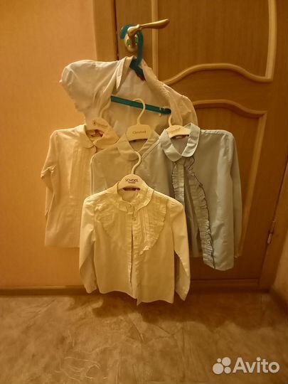 Школьная форма синяя комплект с рубашками