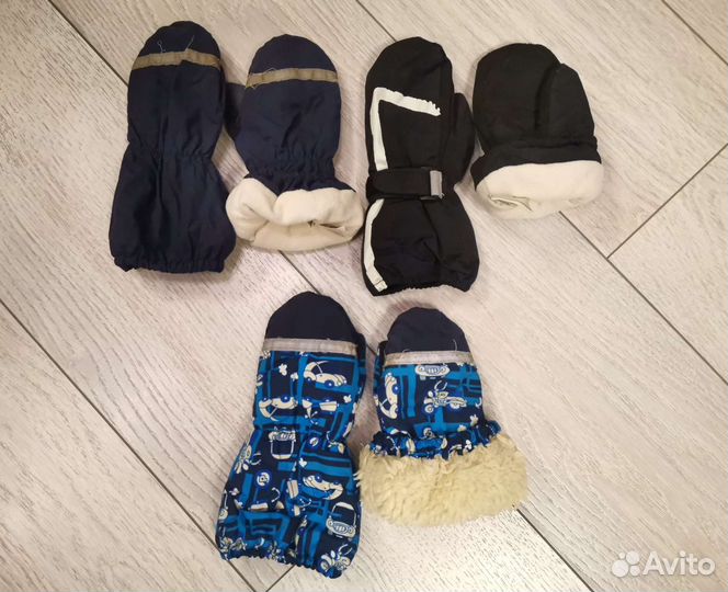 Продам детские краги варежки Kerry, Reima, манишку