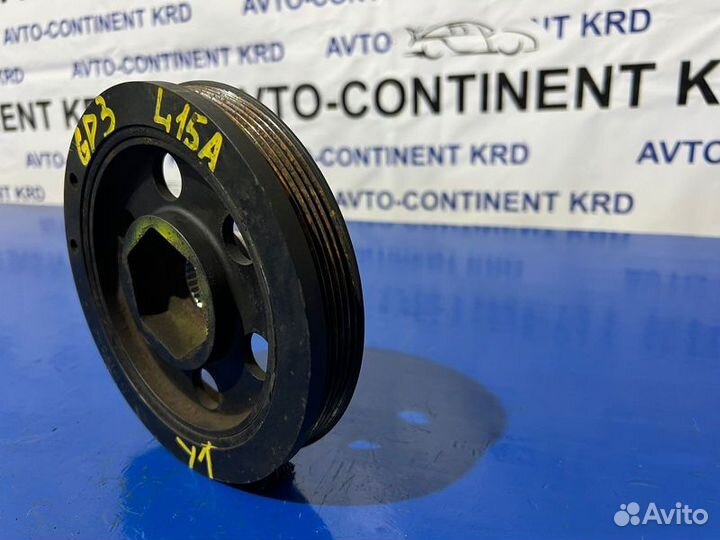 Шкив коленвала Honda Fit GD3 L15A