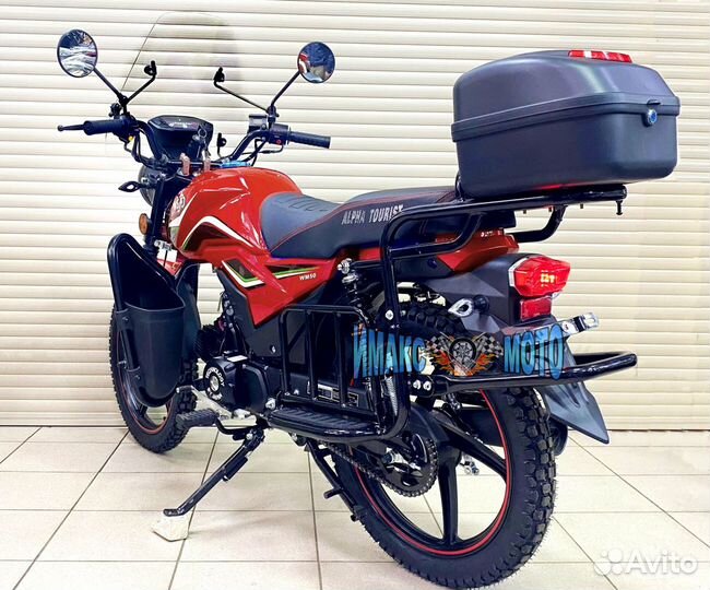 Мопед Alpha Турист дв. 110 см3 (S2) красный