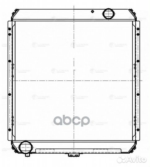 Радиатор охл. LRC07150 luzar