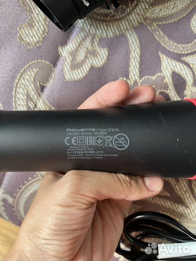 Фен щетка rowenta