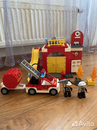 Лего дупло Lego Duplo 6168 Пожарная станция