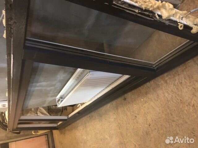 Балконный блок с дверью бу