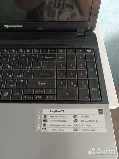 Ноутбук packard Bell