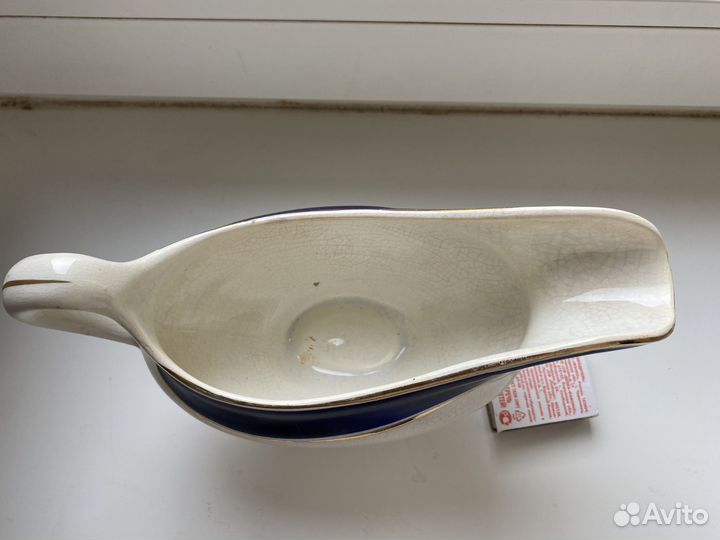 Соусник старинный фарфор