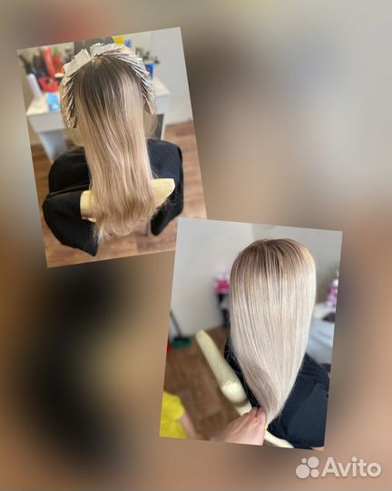 Окрашивание волос, парикмахер колорист