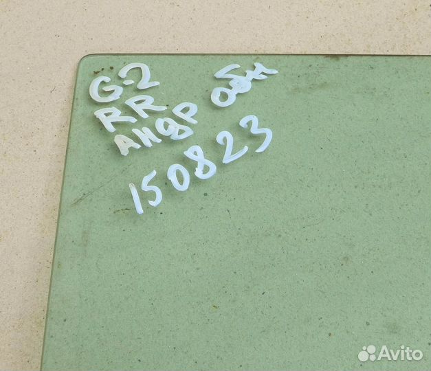 Стекло двери задней правой VW Golf 2