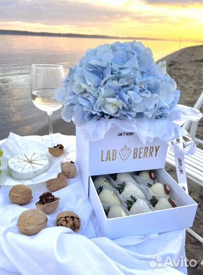 Боксы с клубники в шоколаде