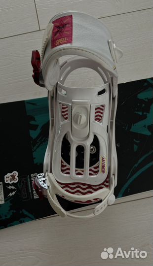 Сноуборд k2 158см + крепления salomon
