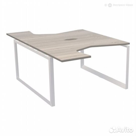 Стол-бенч двойной эргономичный на 2 рабочих места