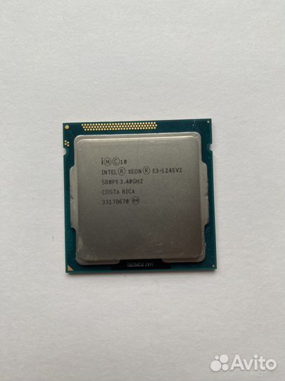 Процессор Xeon E3 1245 V2 / i7 3770 LGA 1155