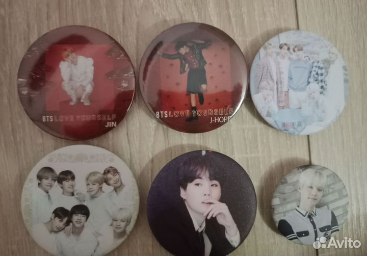 Значки с аниме,BTS