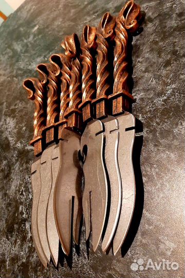 Нож для снятия мяса с шампура