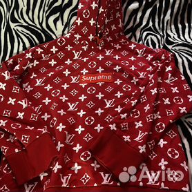 Felpa supreme cheap x louis vuitton