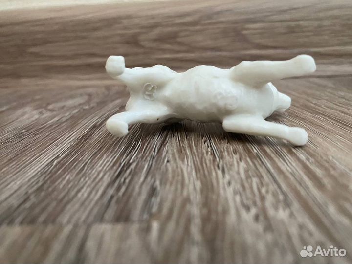 Собака, пес, игрушка колкий пластик СССР коллекция