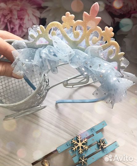 Ободок новогодний ёлочка звёздочка