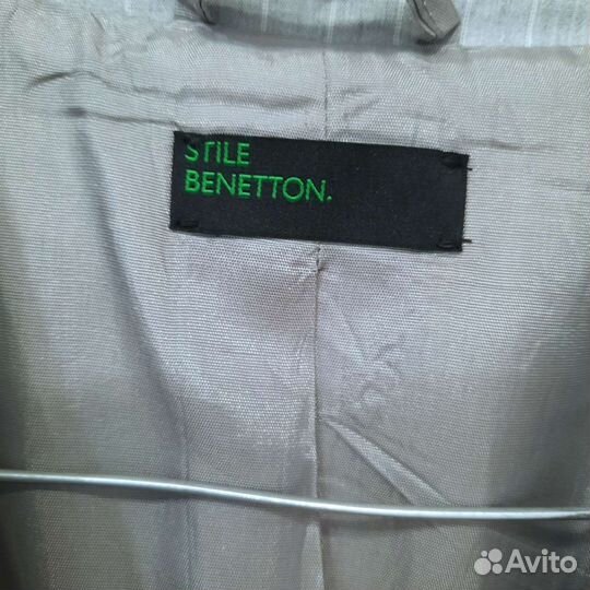 Пиджак жакет женский 42 44 Benetton