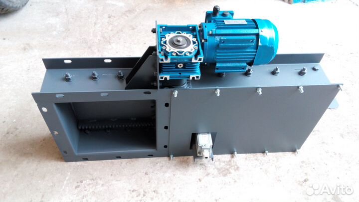 Реечная задвижка электрическая