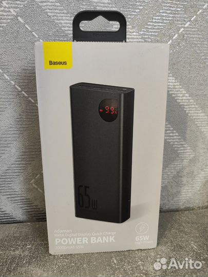 Повербанк Baseus 20000mAh 65w