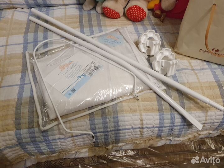 Балдахин для детской кроватки (вуаль)