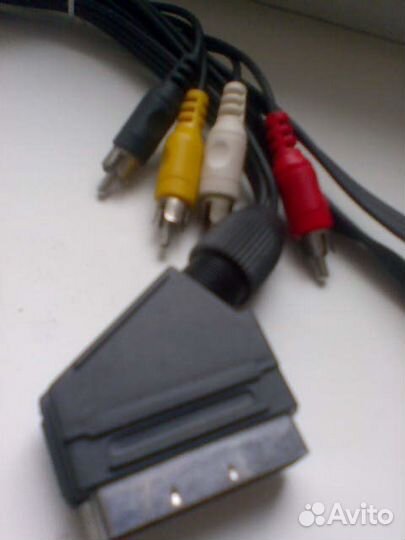 Кабель Scart-4 RCA