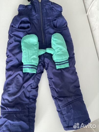Зимний костюм на девочку 104-110