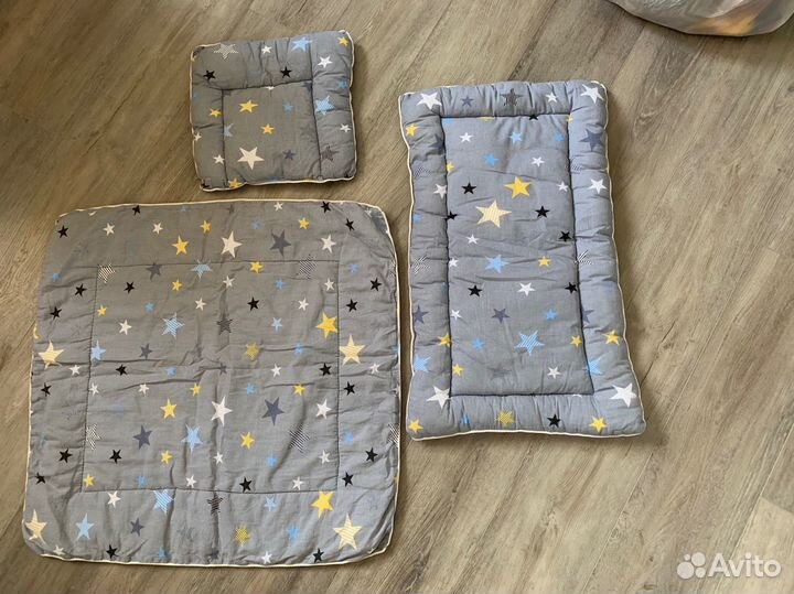 Комплект в коляску (подушка, одеялко, матрасик)
