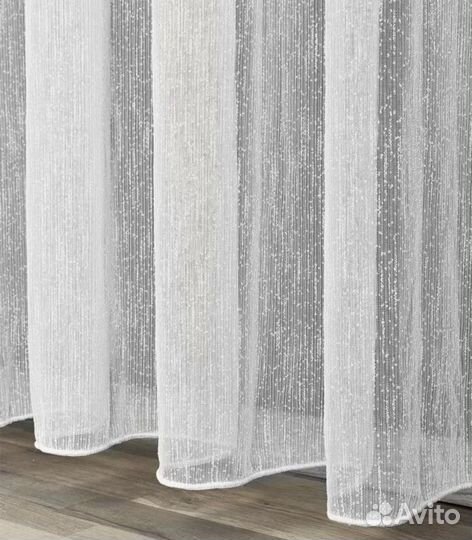 Шторы тюль дождик лён