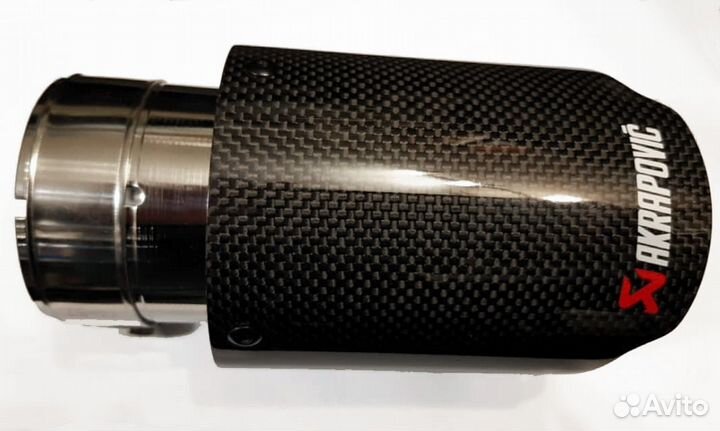 Насадка на глушитель стиль Akrapovic 63-76, 63-89