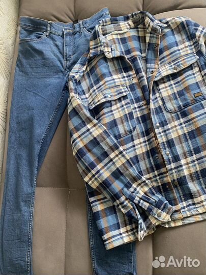 Рубашка и джинсы hm на подростка