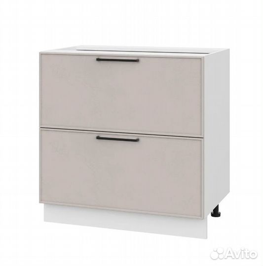 Кухонный гарнитур два яруса под потолок модульная