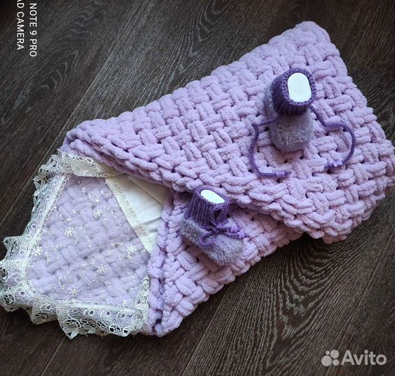 Плед детский плюшевый